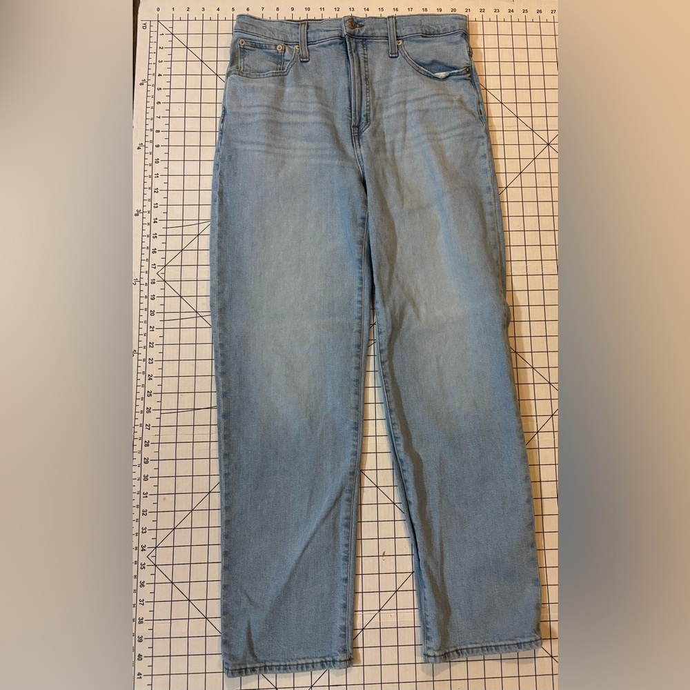 Madewell by J. Crew Women’s Size 29 Light Wash The Perfect Vintage Straight Jean